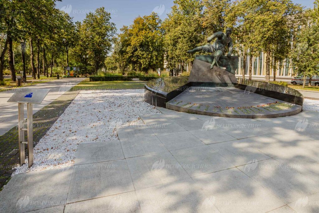 Аллея славы в спортивном парке Лужники
